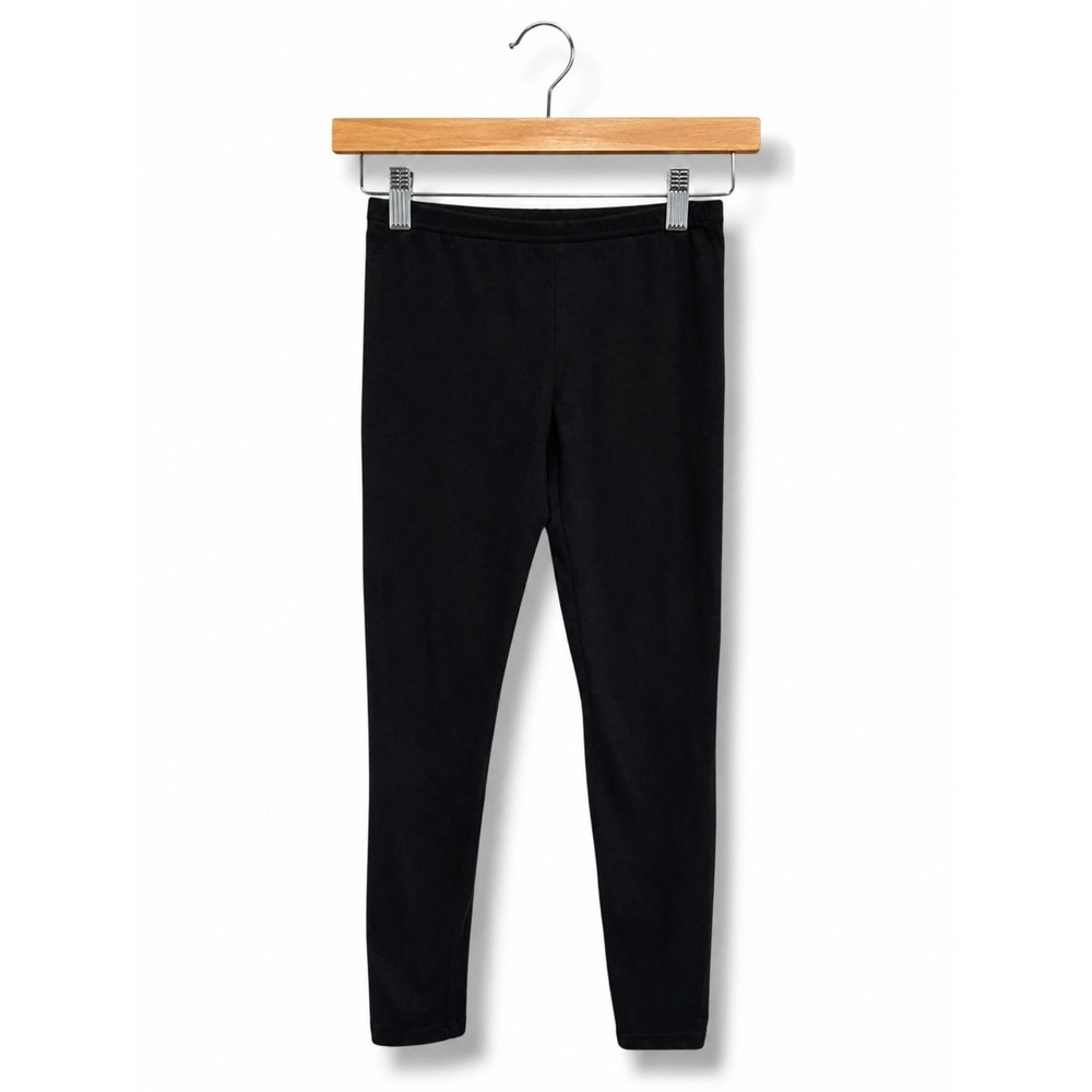 Old Navy Girls Black Full Length Leggings Size‎ M 8 Stretch Cotton Pull On Pants